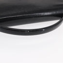 PRADA Hand Bag Leather Black Silver Auth ep11842-7