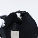 BALENCIAGA Navy Cabas Hand Bag Canvas 2way White Black 390346 Auth ep11845-22
