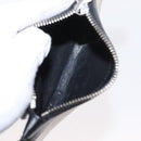 BALENCIAGA Navy Cabas Hand Bag Canvas 2way White Black 390346 Auth ep11845-24