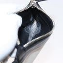 BALENCIAGA Navy Cabas Hand Bag Canvas 2way White Black 390346 Auth ep11845-12