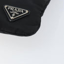 PRADA Shoulder Bag Nylon Black Silver Auth ep11849-8