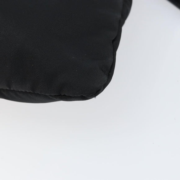 PRADA Shoulder Bag Nylon Black Silver Auth ep11849