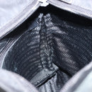 PRADA Shoulder Bag Nylon Black Silver Auth ep11849-21