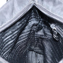 PRADA Shoulder Bag Nylon Black Silver Auth ep11849-22