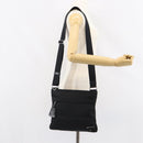 PRADA Shoulder Bag Nylon Black Silver Auth ep11849-26