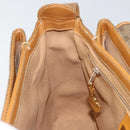 GUCCI Micro GG Supreme Shoulder Bag PVC Gold Beige 001 116 0924 Auth ep11850-20