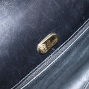 GUCCI Shoulder Bag Leather Black Gold 001 256 1161 Auth ep11851-16