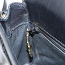 GUCCI Shoulder Bag Leather Black Gold 001 256 1161 Auth ep11851-20