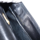 GUCCI Shoulder Bag Leather Black Gold 001 256 1161 Auth ep11851-23