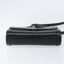 GUCCI Shoulder Bag Leather Black Gold 001 256 1161 Auth ep11851-9
