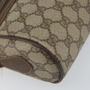 GUCCI GG Supreme Web Sherry Line Bag PVC Beige Gold 56 02 087 Auth ep11853-14