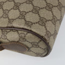 GUCCI GG Supreme Web Sherry Line Bag PVC Beige Gold 56 02 087 Auth ep11853-16