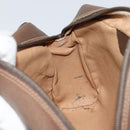 GUCCI GG Supreme Web Sherry Line Bag PVC Beige Gold 56 02 087 Auth ep11853-20