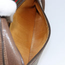 GUCCI GG Supreme Web Sherry Line Bag PVC Beige Gold 56 02 087 Auth ep11853-21