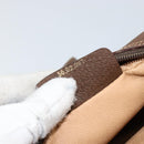 GUCCI GG Supreme Web Sherry Line Bag PVC Beige Gold 56 02 087 Auth ep11853-12