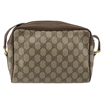 GUCCI GG Supreme Web Sherry Line Bag PVC Beige Gold 56 02 087 Auth ep11853 - 0