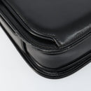 GUCCI Shoulder Bag Leather Black Gold Auth ep11854-15