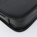 GUCCI Shoulder Bag Leather Black Gold Auth ep11854-17