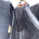 GUCCI Shoulder Bag Leather Black Gold Auth ep11854-22