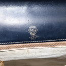 GUCCI Micro GG Supreme Sherry Line Shoulder Bag PVC Blue Gold Auth ep11855-18