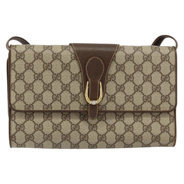 GUCCI GG Supreme Shoulder Bag PVC Beige Gold 904 02 050 Auth ep11859 - 0