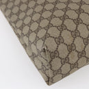 GUCCI GG Supreme Tote Bag PVC Beige Gold Auth ep11864-16