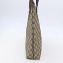 GUCCI GG Supreme Tote Bag PVC Beige Gold Auth ep11864-3