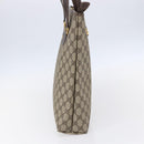 GUCCI GG Supreme Tote Bag PVC Beige Gold Auth ep11864-4