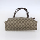 GUCCI GG Supreme Tote Bag PVC Beige Gold Auth ep11864-5