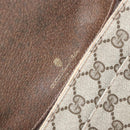 GUCCI GG Supreme Shoulder Bag PVC Beige Gold Auth ep11867-19