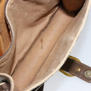 GUCCI GG Supreme Shoulder Bag PVC Beige Gold Auth ep11867-10