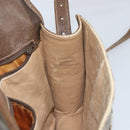 GUCCI GG Supreme Shoulder Bag PVC Beige Gold Auth ep11867-20