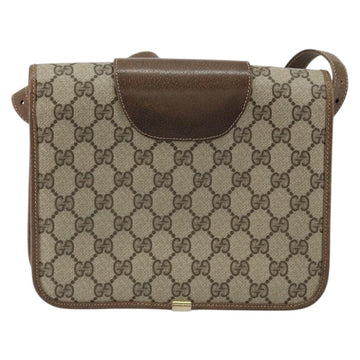 GUCCI GG Supreme Shoulder Bag PVC Beige Gold Auth ep11867 - 0