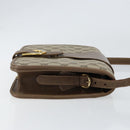 GUCCI GG Supreme Shoulder Bag PVC Beige Gold Auth ep11867-3