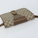 GUCCI GG Supreme Shoulder Bag PVC Beige Gold Auth ep11867-6