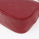LOUIS VUITTON Vernis Bell Flower PM Bag Rouge Grunadine M91729 LV Auth ep11870-15