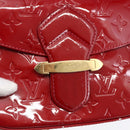 LOUIS VUITTON Vernis Bell Flower PM Bag Rouge Grunadine M91729 LV Auth ep11870-17
