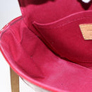 LOUIS VUITTON Vernis Bell Flower PM Bag Rouge Grunadine M91729 LV Auth ep11870-20