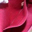 LOUIS VUITTON Vernis Bell Flower PM Bag Rouge Grunadine M91729 LV Auth ep11870-21