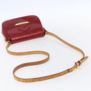 LOUIS VUITTON Vernis Bell Flower PM Bag Rouge Grunadine M91729 LV Auth ep11870-7