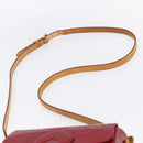 LOUIS VUITTON Vernis Bell Flower PM Bag Rouge Grunadine M91729 LV Auth ep11870-8