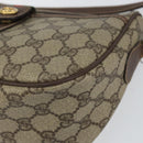GUCCI GG Supreme Web Sherry Line Bag PVC Beige Gold 001 904 2032 Auth ep11871-9