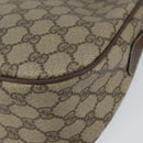 GUCCI GG Supreme Web Sherry Line Bag PVC Beige Gold 001 904 2032 Auth ep11871-15