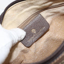 GUCCI GG Supreme Web Sherry Line Bag PVC Beige Gold 001 904 2032 Auth ep11871-19