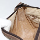 GUCCI GG Supreme Web Sherry Line Bag PVC Beige Gold 001 904 2032 Auth ep11871-21