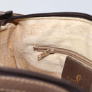 GUCCI GG Supreme Web Sherry Line Bag PVC Beige Gold 001 904 2032 Auth ep11871-22