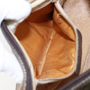 GUCCI GG Supreme Web Sherry Line Bag PVC Beige Gold 001 904 2032 Auth ep11871-11