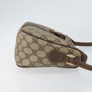 GUCCI GG Supreme Web Sherry Line Bag PVC Beige Gold 001 904 2032 Auth ep11871-3