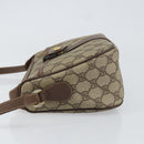GUCCI GG Supreme Web Sherry Line Bag PVC Beige Gold 001 904 2032 Auth ep11871-4