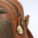 GUCCI Shoulder Bag Canvas Leather Beige Gold 007 115 0162 Auth ep11872-9